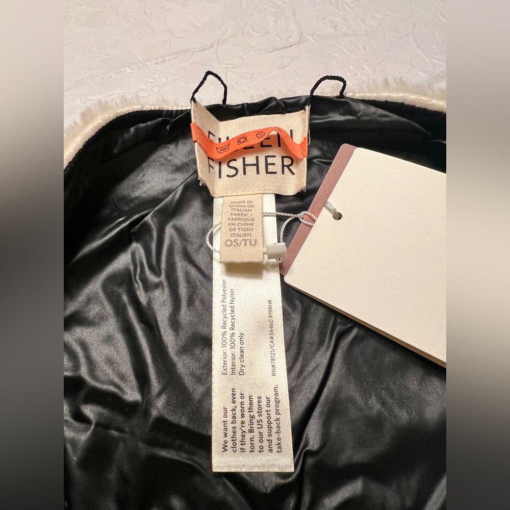 Eileen Fisher Soft Cream Tote Bag - Picture 7 of 8